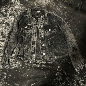 Black denim jacket NWOT